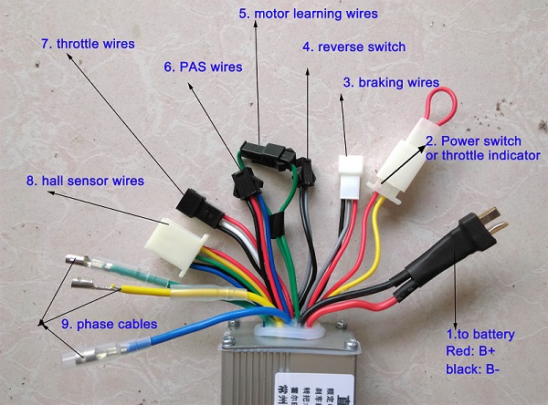 wmtc01-no LCD dispaly version wire explain.