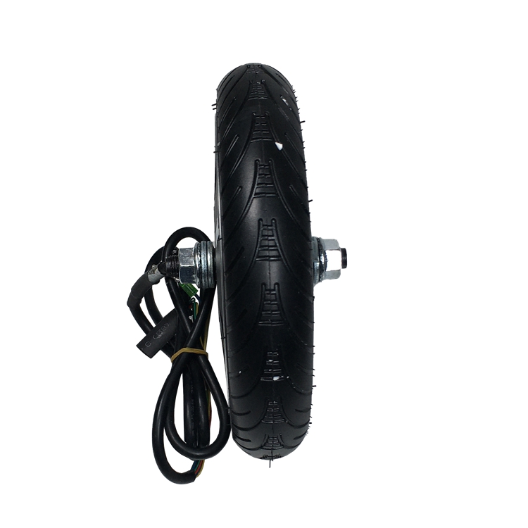 compact thin 36v 350w hall sensored 8 inch hub motor