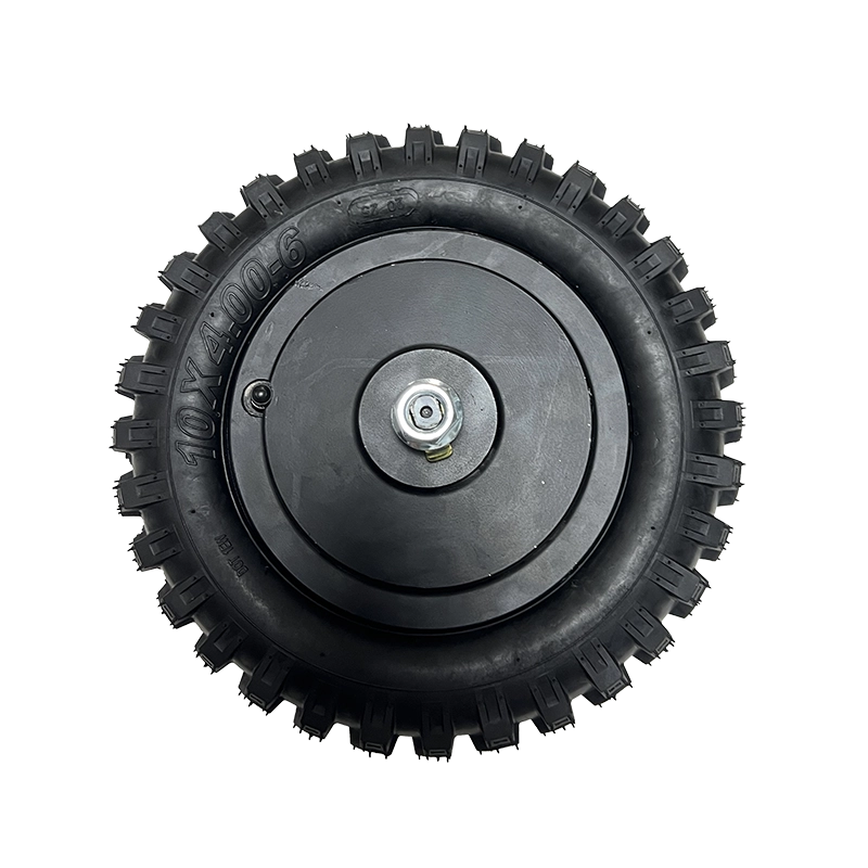 Side angle of 500W low-speed brushless motor designed for trolleys and film carts
