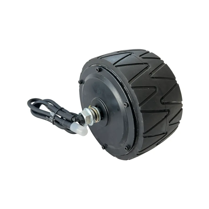 6.5 inch brushless hub motor equipped with 1024 line incremental photoelectric encoder for precise motion control