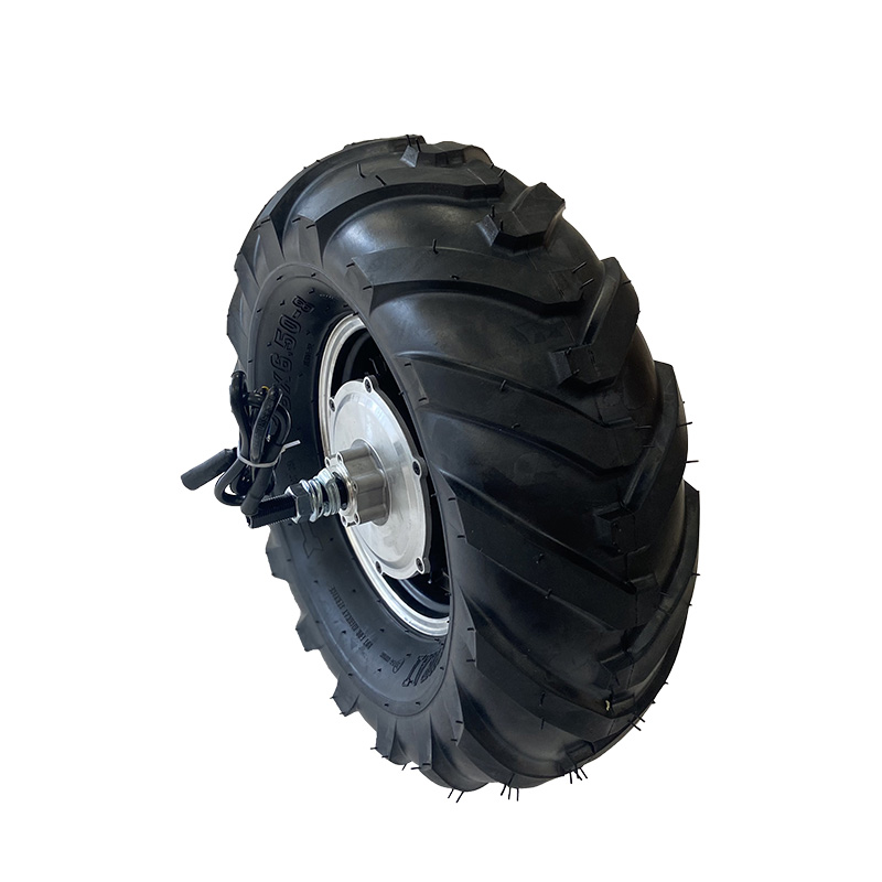 17 inch hub motor with 16x6.5-8 tractor tyre