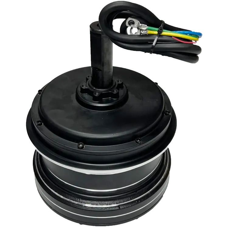 48V 1500W Low Speed High Torque Brushless Geared Hub Motor Detail